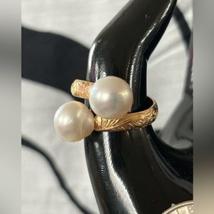 98. Southsea pearl heirloom ring